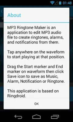 MP3 Ringtone Maker android App screenshot 3